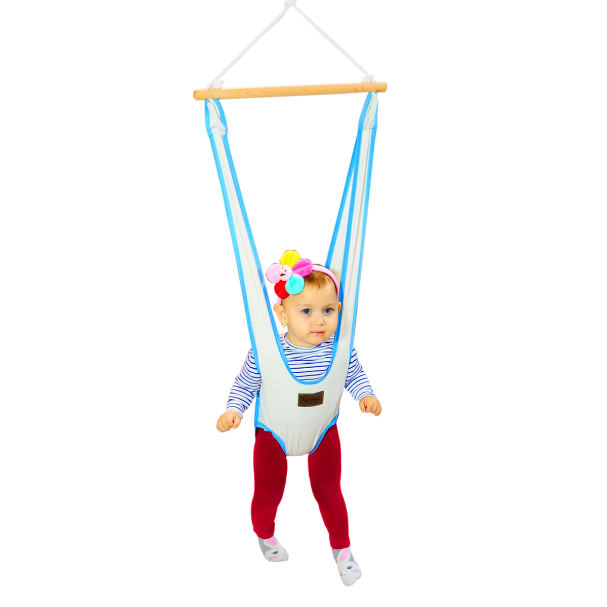 Pink Girl Baby Safe Toy Walker Jump Infants Toddler Active Babies Play Fun Hammock Bow Seat Jumper Hanging Nest Swing Walking