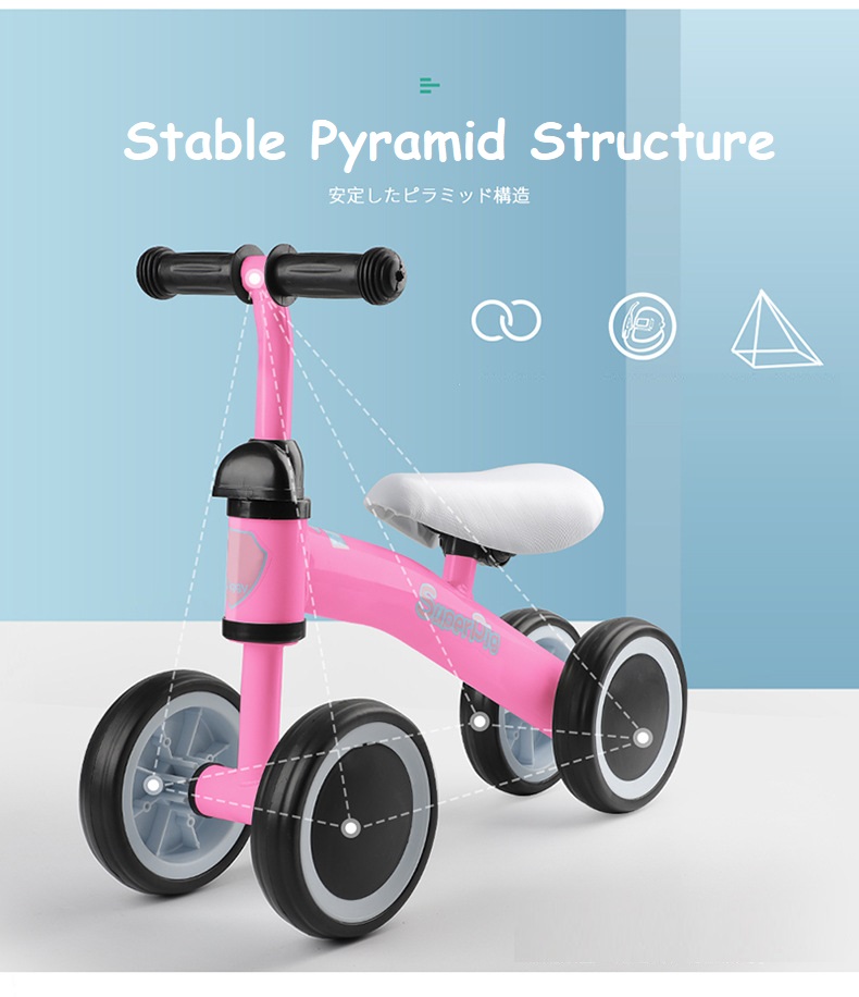 NEW Toddler Walker Baby balance Bike Riding Toy Baby Walking Wheelchair for 2 to 6 Year Children Chrismas Gift