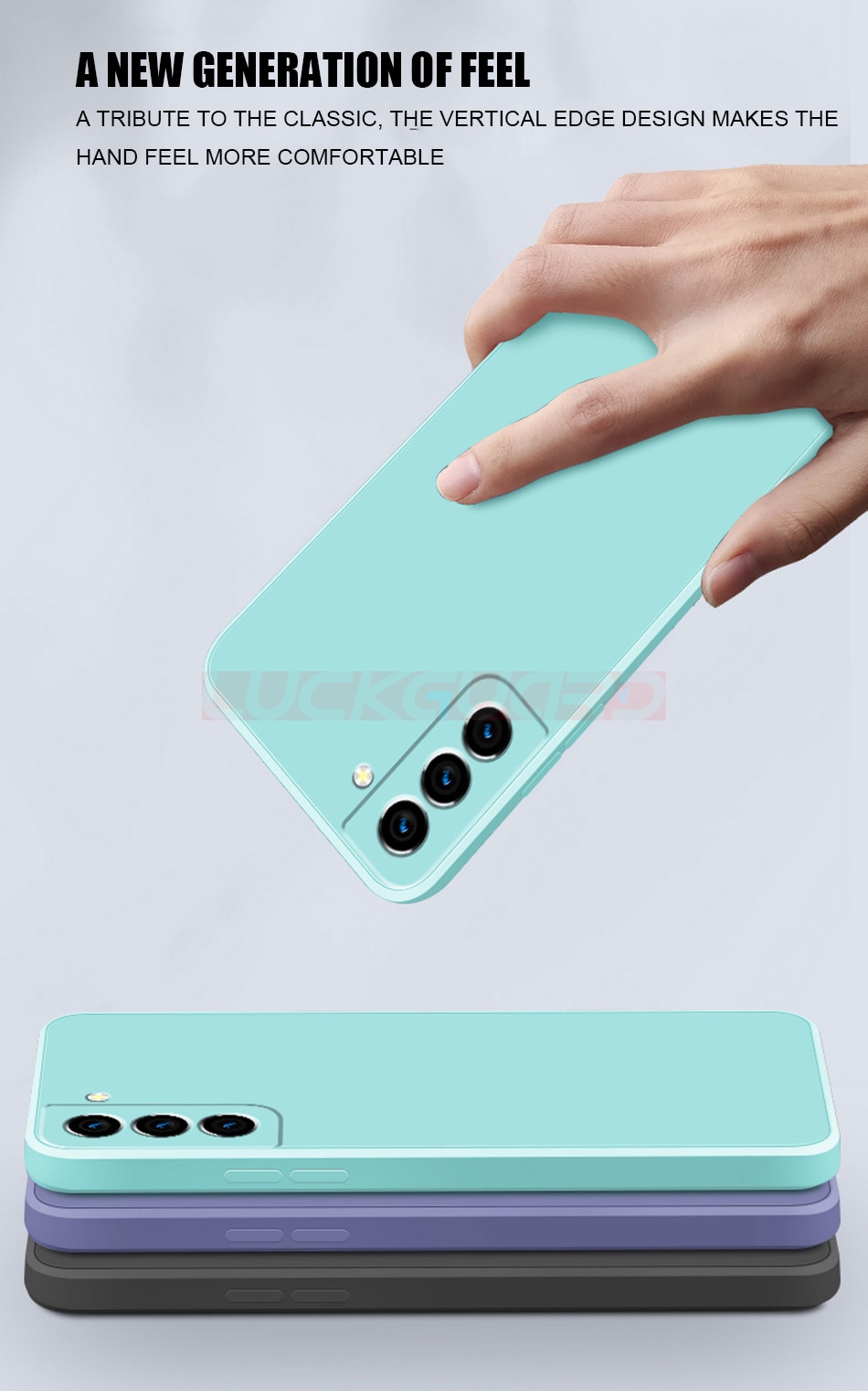 Square Liquid Silicone Case Original For Samsung Galaxy S21 S22 S23 Ultra S8 S9 S10 Note 8 9 10 20 Plus A52 Shockproof Cover TPU