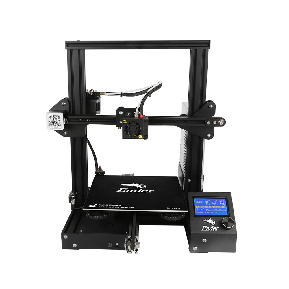 Creality 3D Ender-3 High-precision DIY 3D Printer Self-assemble 220 * 220 * 250mm Printing Size with Resume Printing Function