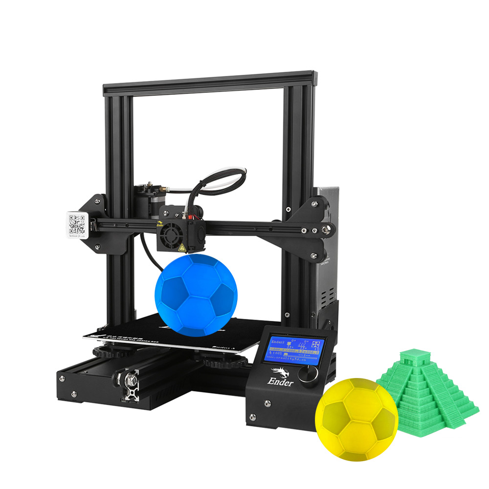 Creality 3D Ender-3 High-precision DIY 3D Printer Self-assemble 220 * 220 * 250mm Printing Size with Resume Printing Function