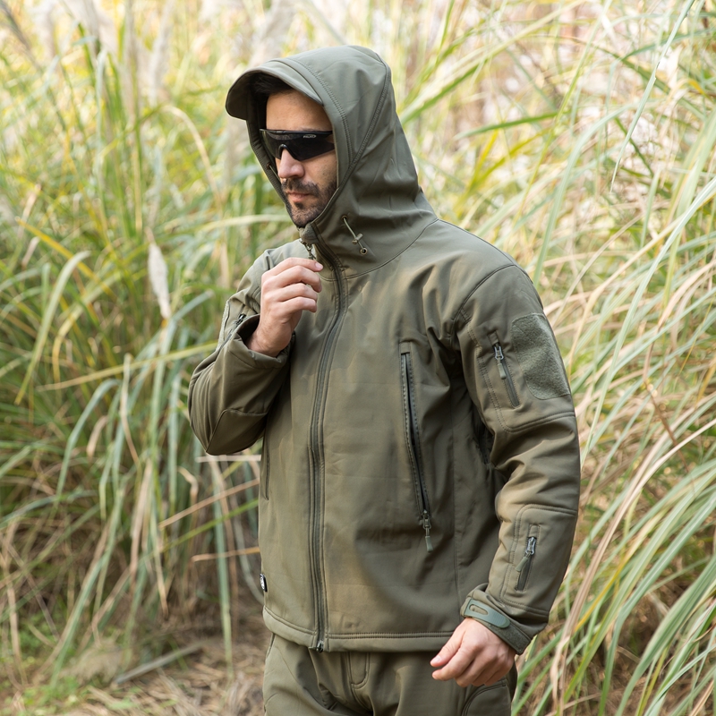 Lurker Shark Skin Soft Shell V5 Military Tactical Jacket Men Waterproof Windproof Soft Shell Windbreaker Camouflage Army Coats