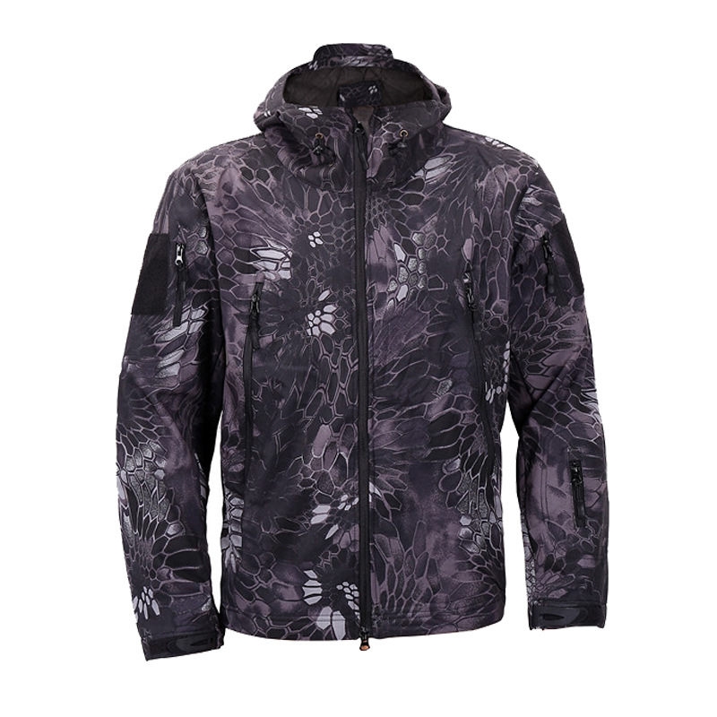 Lurker Shark Skin Soft Shell V5 Military Tactical Jacket Men Waterproof Windproof Soft Shell Windbreaker Camouflage Army Coats