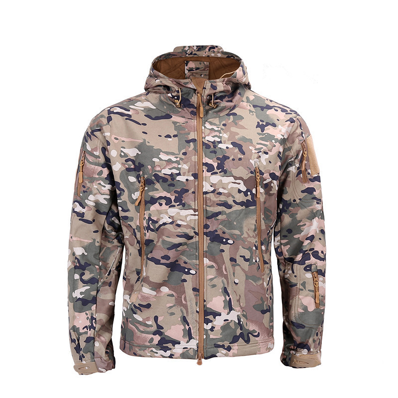 Lurker Shark Skin Soft Shell V5 Military Tactical Jacket Men Waterproof Windproof Soft Shell Windbreaker Camouflage Army Coats