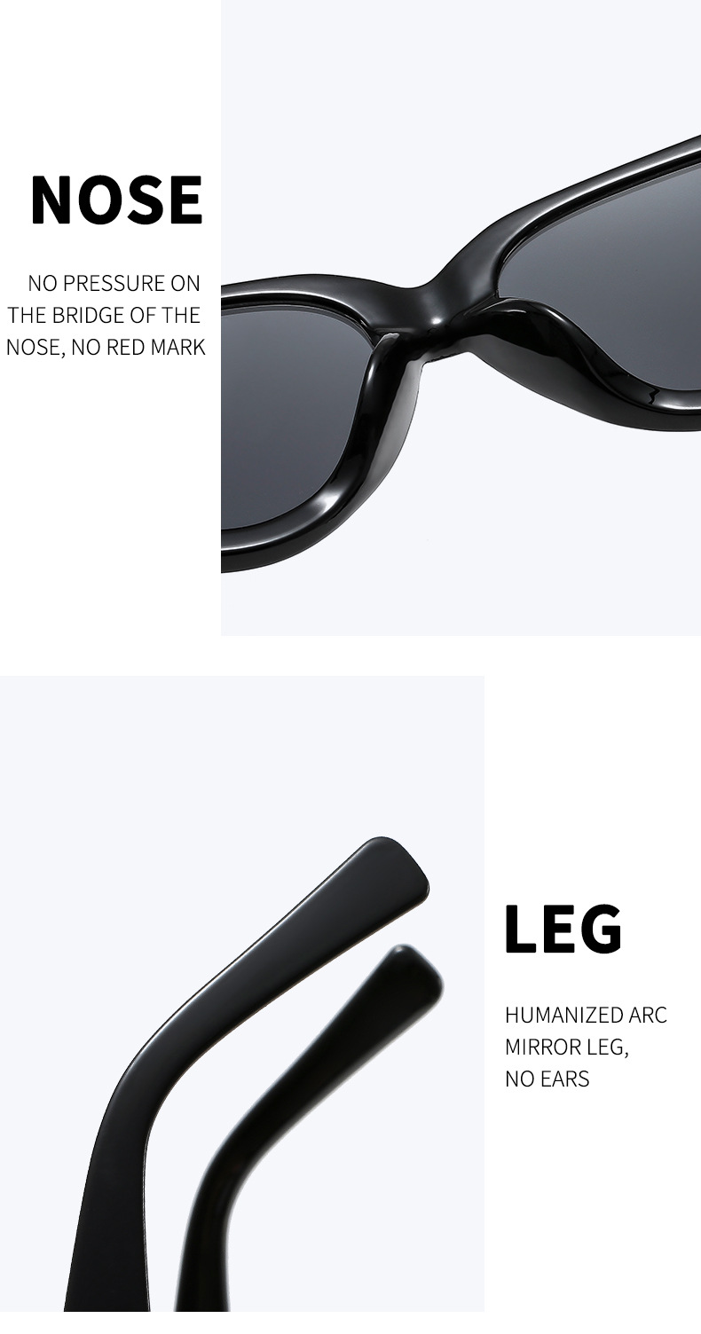 Retro Small Frame Cat Eye Sunglasses for Women Luxury V Sun Glasses Men Fashion Metal Hinges Shades Oculos De Sol