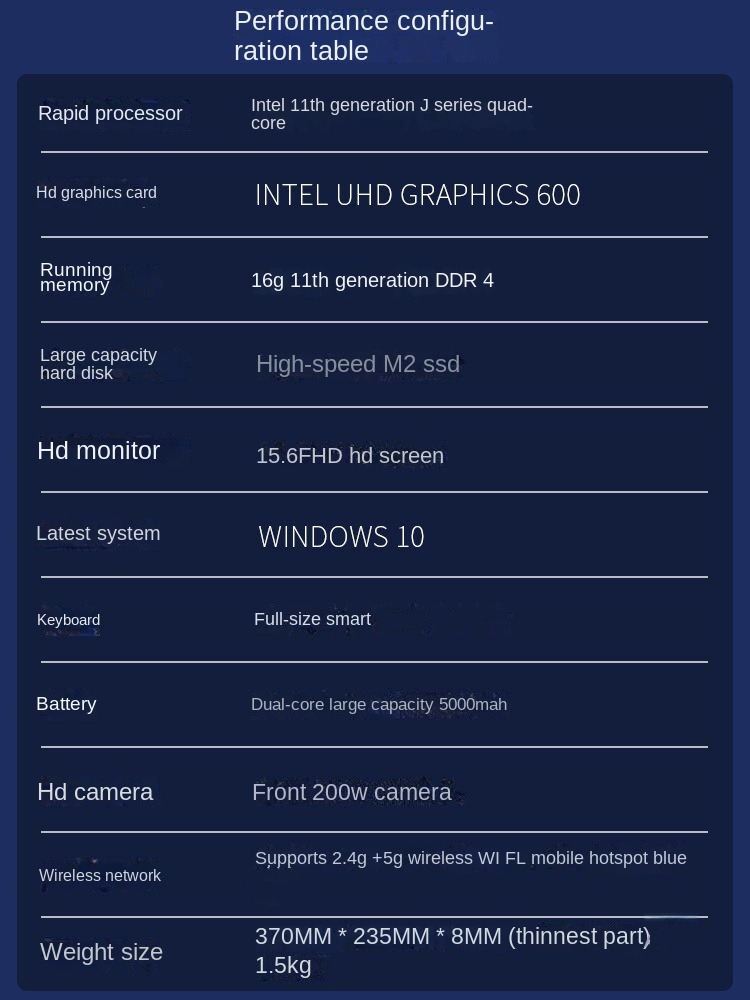 2022 Windows 10 11 Rom 128GB 256GB 512GB 1TB SSD Metal Intel Computer Dual Wifi 2.4G/5.0G Wifi Bluetooth Intel Gaming Laptop