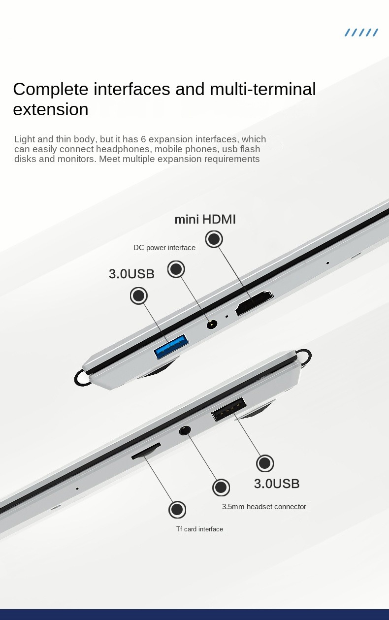 2022 Windows 10 11 Rom 128GB 256GB 512GB 1TB SSD Metal Intel Computer Dual Wifi 2.4G/5.0G Wifi Bluetooth Intel Gaming Laptop