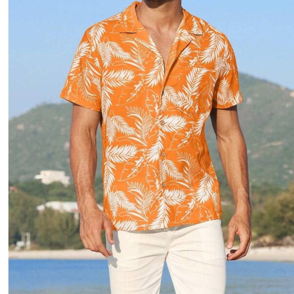 Hawaiian New Retro Shirts For 2023 Tops Short Sleeve Graphic Men's Men Luxury Clothing Beach Vacation Oversized Casual Reserva D