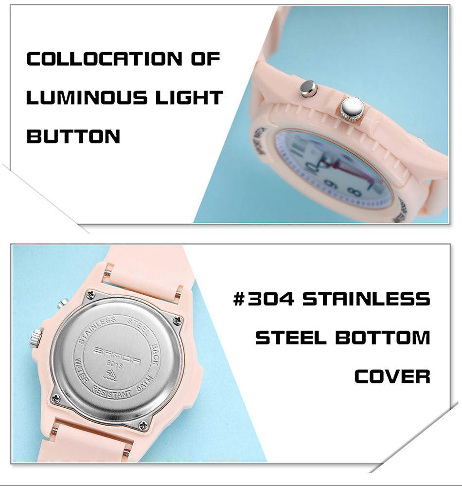 Fashion Light Blue Women Watches Quartz Ladies Watch Waterproof 50M Luminous Display Casual Girls Watch for Woman montre femme