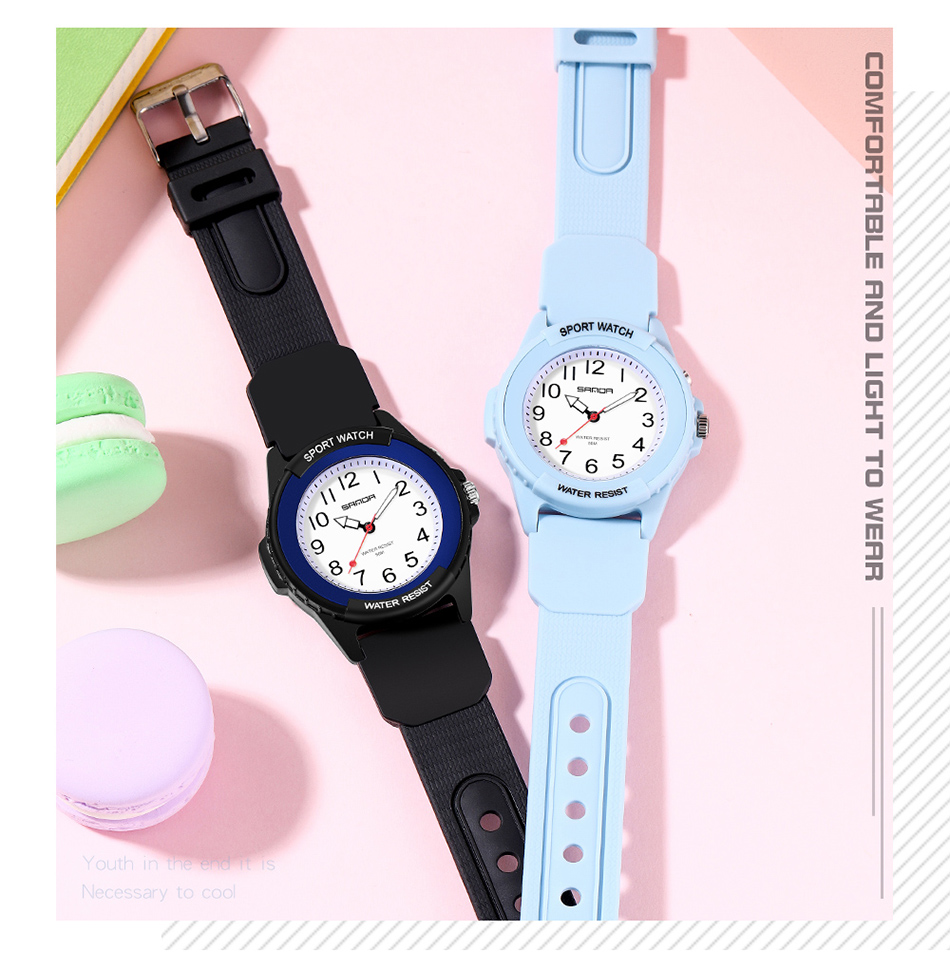 Fashion Light Blue Women Watches Quartz Ladies Watch Waterproof 50M Luminous Display Casual Girls Watch for Woman montre femme