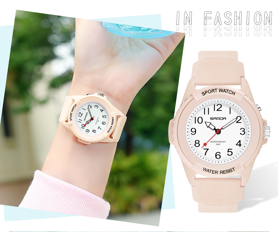 Fashion Light Blue Women Watches Quartz Ladies Watch Waterproof 50M Luminous Display Casual Girls Watch for Woman montre femme