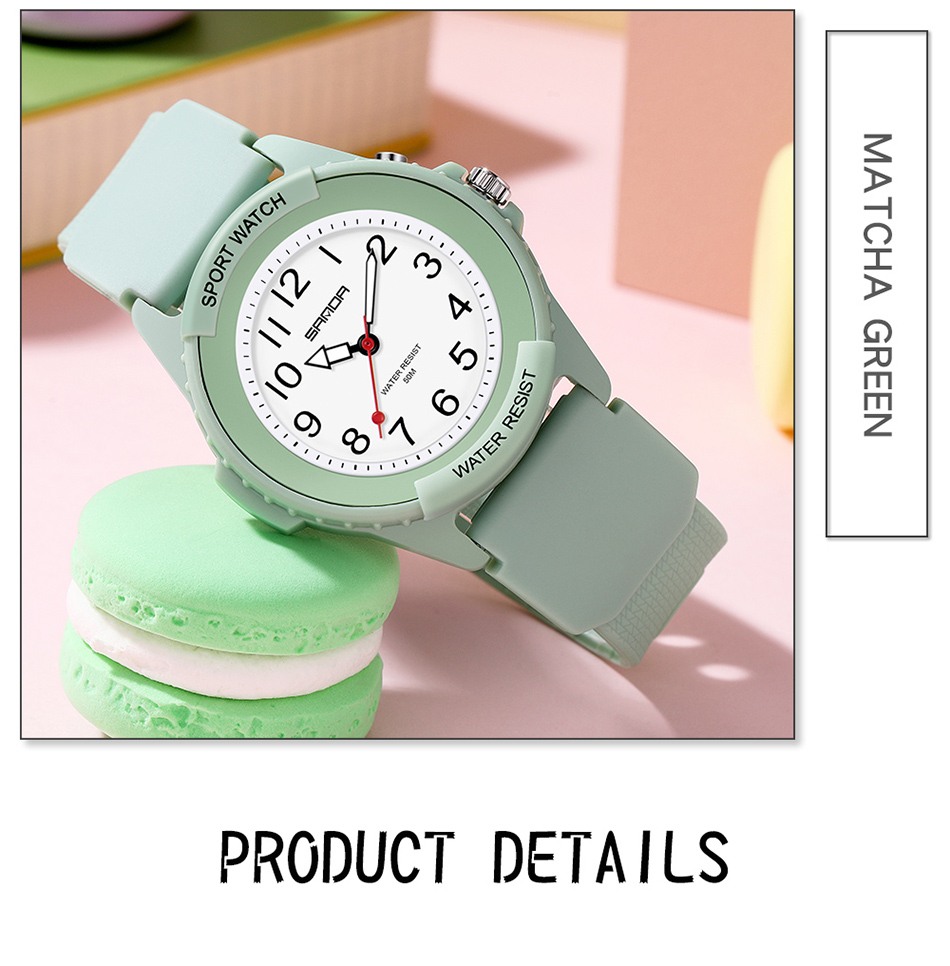 Fashion Light Blue Women Watches Quartz Ladies Watch Waterproof 50M Luminous Display Casual Girls Watch for Woman montre femme