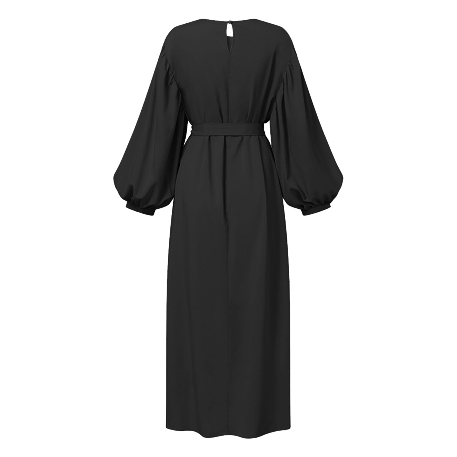 Autumn Puff Sleeve Morocco Muslim Dress Women Abaya Kaftans Casual Evening Dresses Woman Turkey Islam Long Robe Femme Vestidos