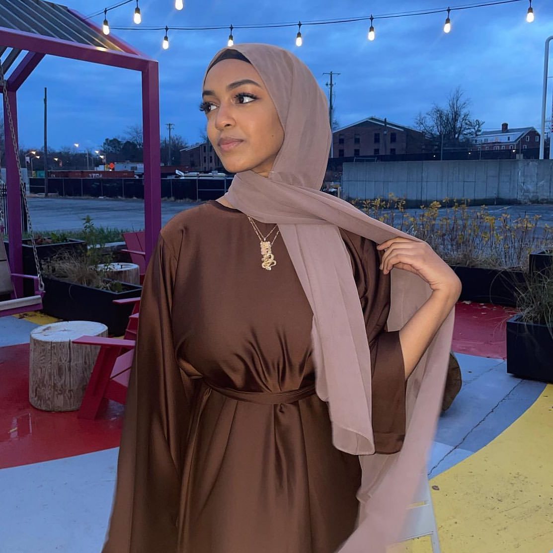 Ramadan Muslim Fashion Hijab Dress Eid Satin Abaya Dubai Turkey Islam Clothing Basic Closed Abayas for Women African Kaftan Robe