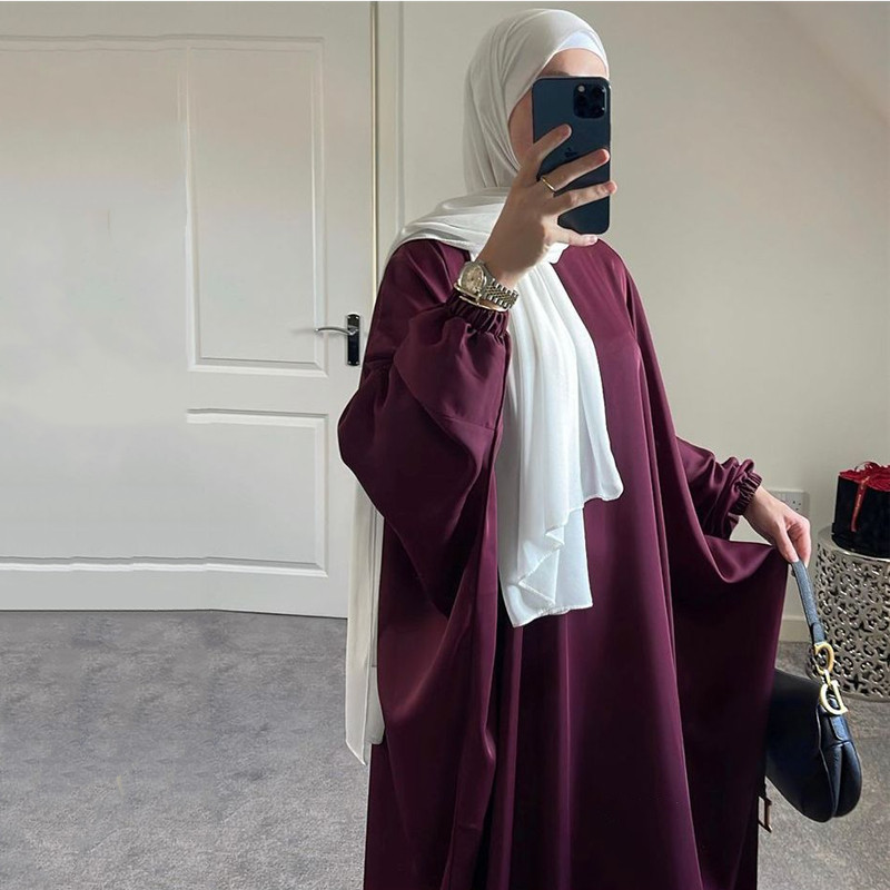 Ramadan Eid Hooded Abaya Women Prayer Garment Muslim Jilbab Loose Long Dress Abayas Dubai Turkey Islamic Clothes Djellaba Femme