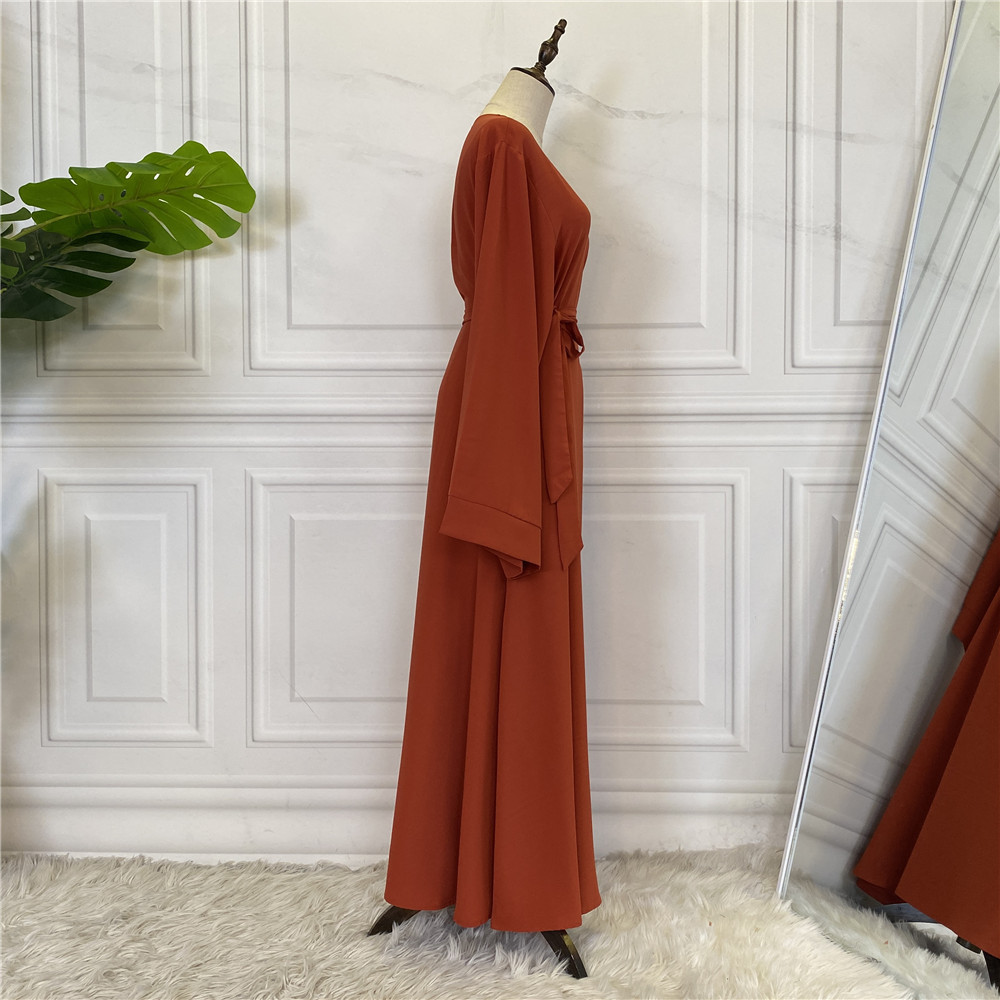 Ramadan Abaya Dubai Muslim Fashion Long Hijab Dress Islam Clothing Belted African Dresses Abayas for Women Kaftan Robe Musulmane