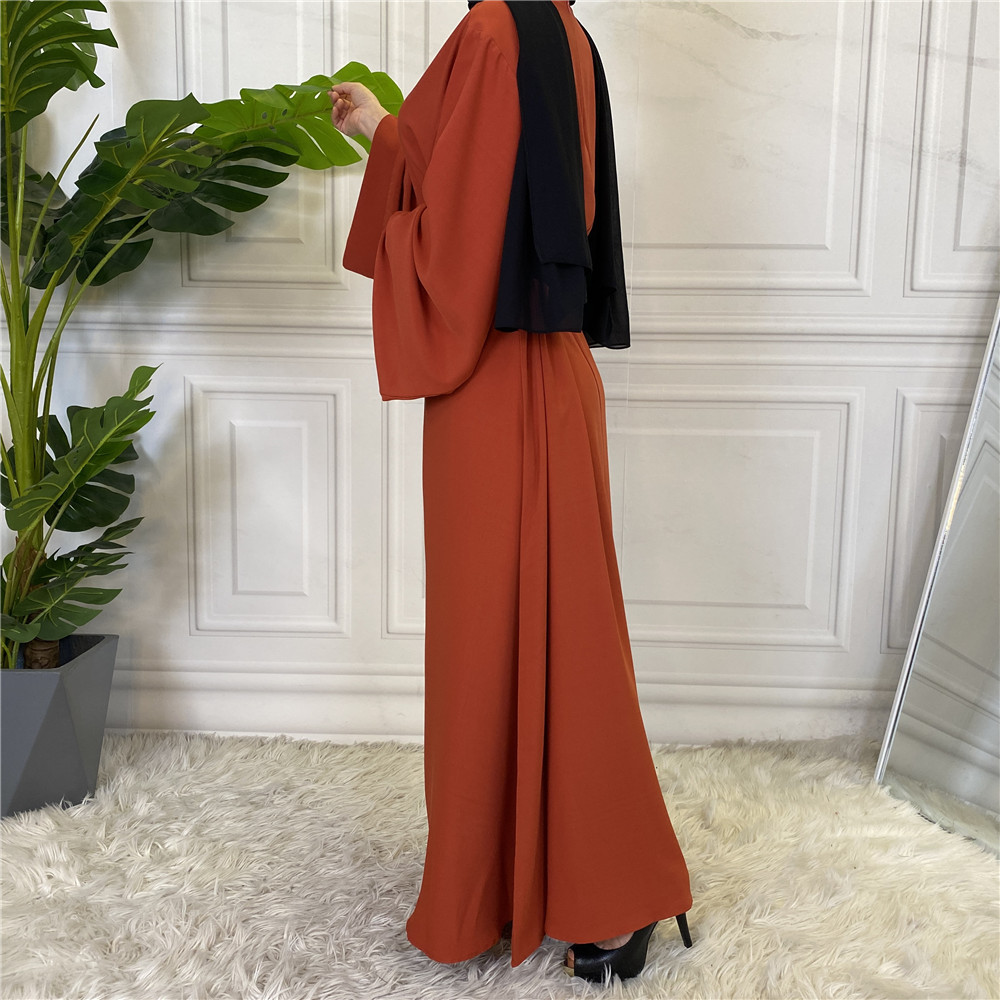 Ramadan Abaya Dubai Muslim Fashion Long Hijab Dress Islam Clothing Belted African Dresses Abayas for Women Kaftan Robe Musulmane