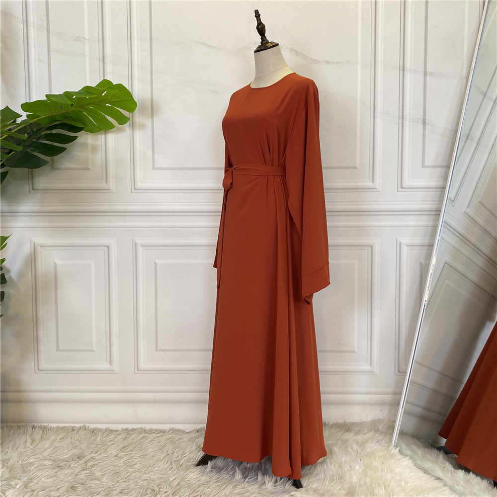 Ramadan Abaya Dubai Muslim Fashion Long Hijab Dress Islam Clothing Belted African Dresses Abayas for Women Kaftan Robe Musulmane