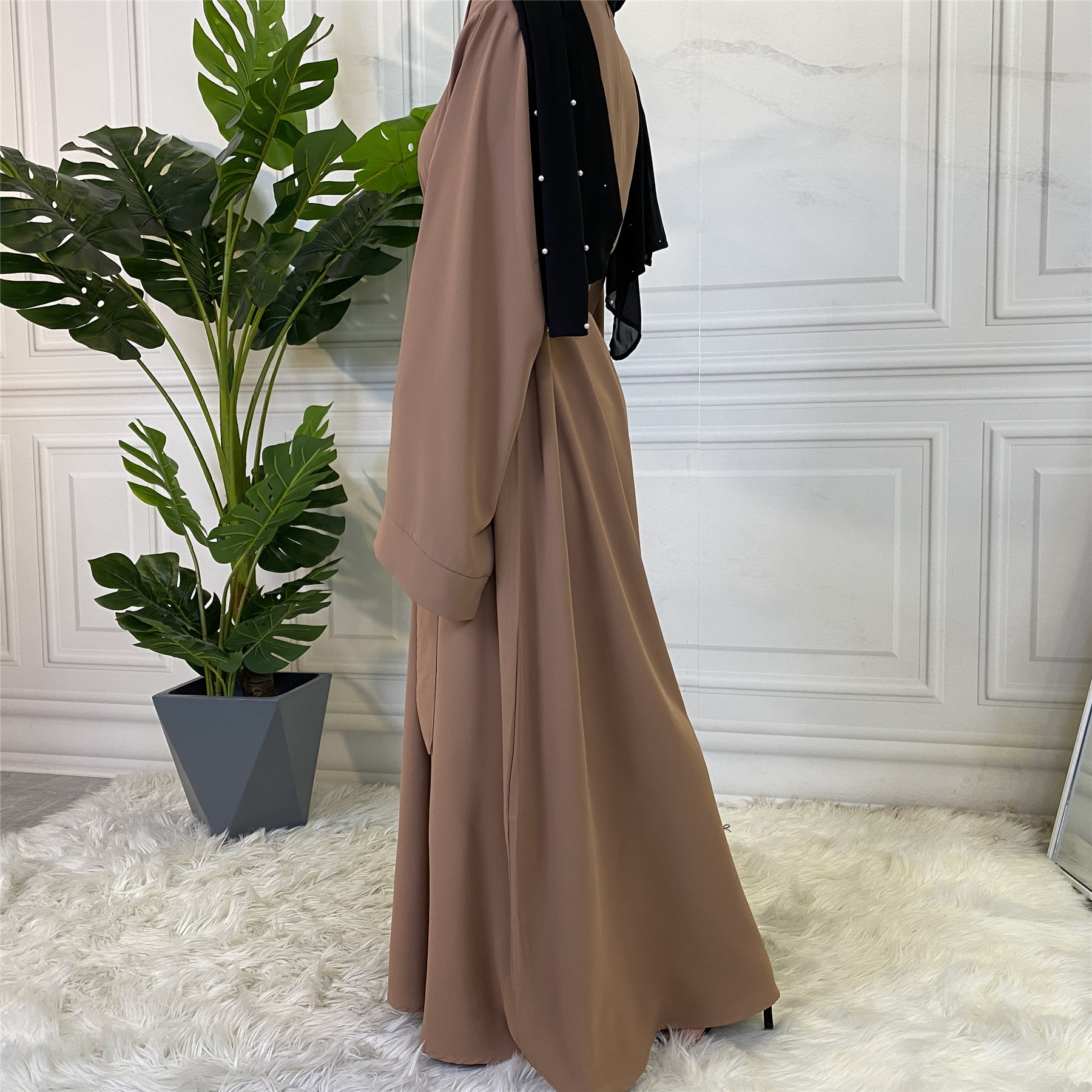 Ramadan Abaya Dubai Muslim Fashion Long Hijab Dress Islam Clothing Belted African Dresses Abayas for Women Kaftan Robe Musulmane