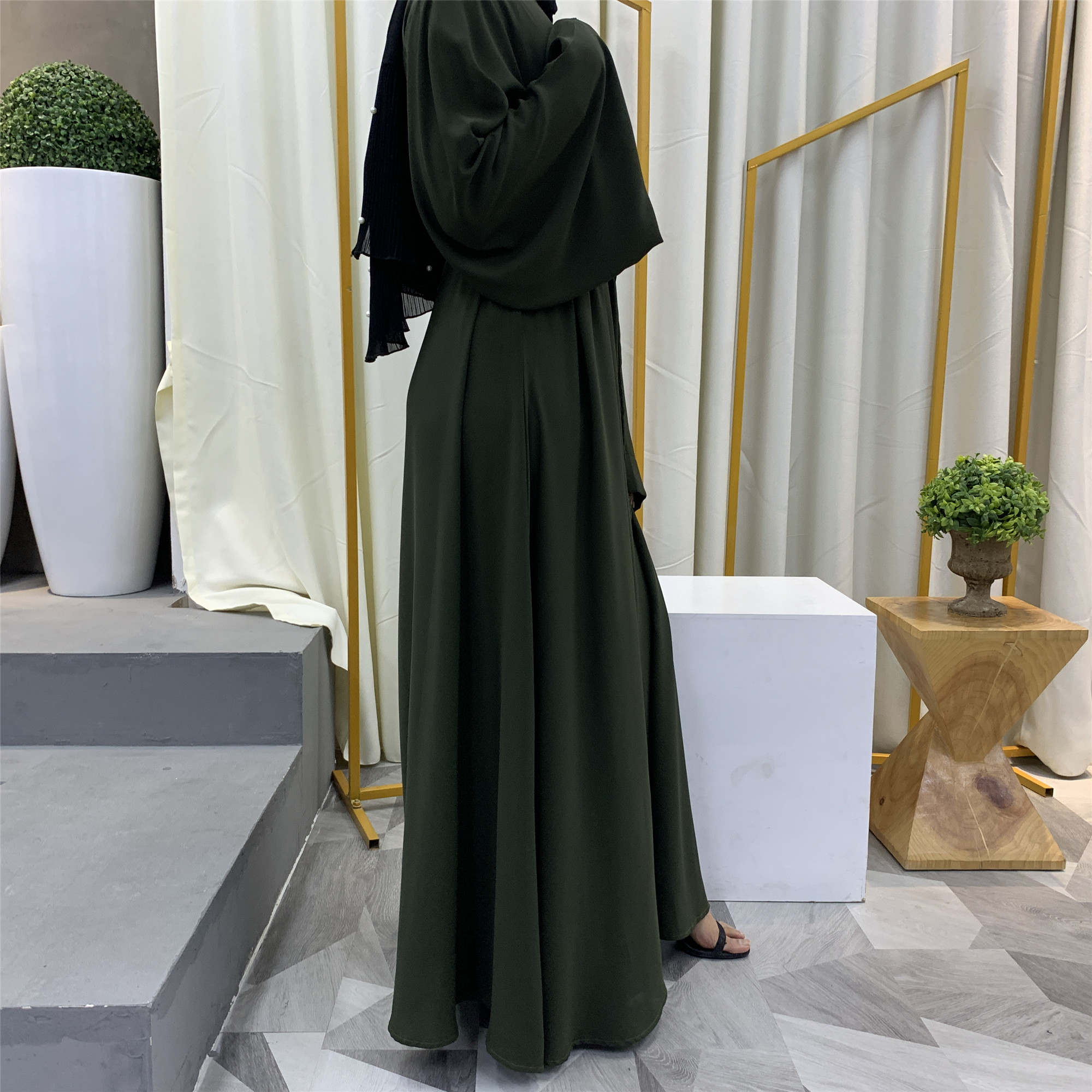 Ramadan Abaya Dubai Muslim Fashion Long Hijab Dress Islam Clothing Belted African Dresses Abayas for Women Kaftan Robe Musulmane