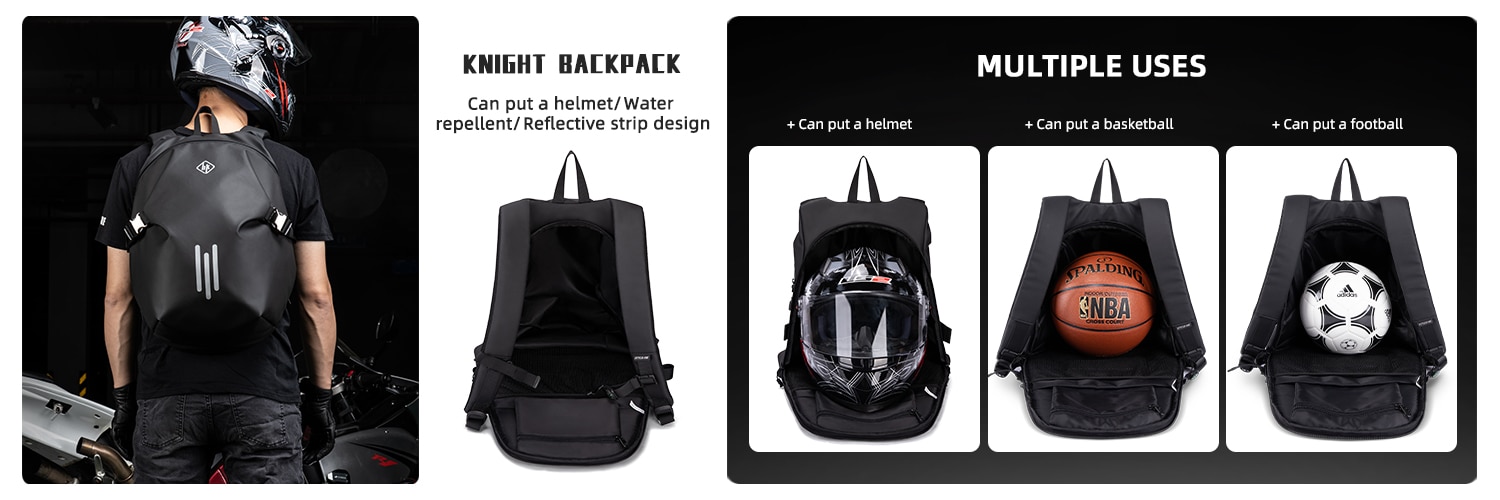 Heroic Knight Men Multifunctional Backpack Waterproof Laptop Backpack Men Business Laptop Bag Travel College Bag for Office Work