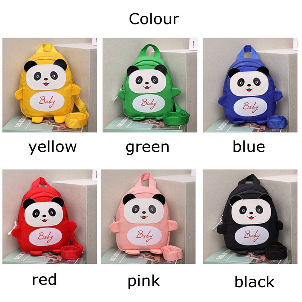 Cute Panda Cartoon Kids Bag Baby Girls Boys Mini Backpack Baby Bag Anti-lost Bag For Toddler Preschool Kids