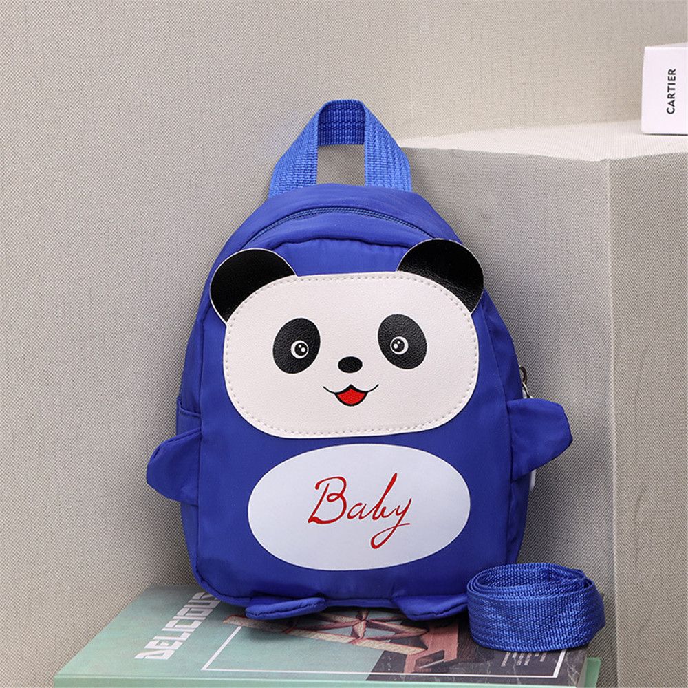 Cute Panda Cartoon Kids Bag Baby Girls Boys Mini Backpack Baby Bag Anti-lost Bag For Toddler Preschool Kids