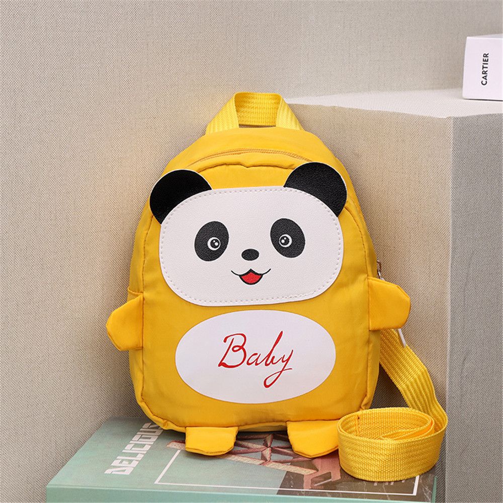 Cute Panda Cartoon Kids Bag Baby Girls Boys Mini Backpack Baby Bag Anti-lost Bag For Toddler Preschool Kids