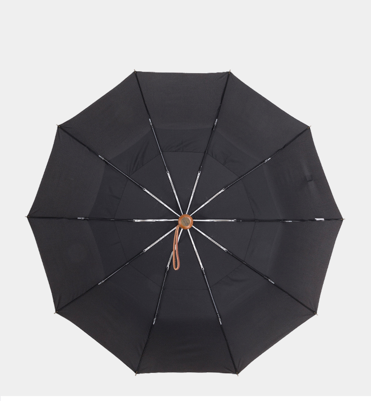 PARACHASE Big Umbrella Men Business Style 115cm Automatic Umbrella Rain Double Layer 10K Windproof Large Golf Umbrellas Wooden