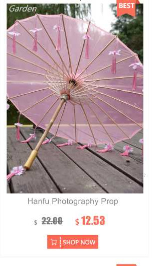 Hanfu Photography Prop Ancient Umbrella Rain Women Antique Tassels Umbrella Photograph Dance Umbrella Cos Game Parasol Japan