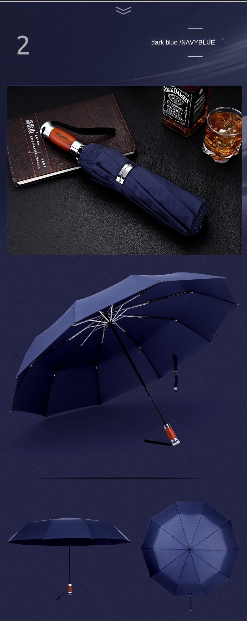 Large Full Automatic Umbrella Rain Women Men Business Folding UV Umbrella Windproof German 10K Windbreak Golf Umbrellas SY126