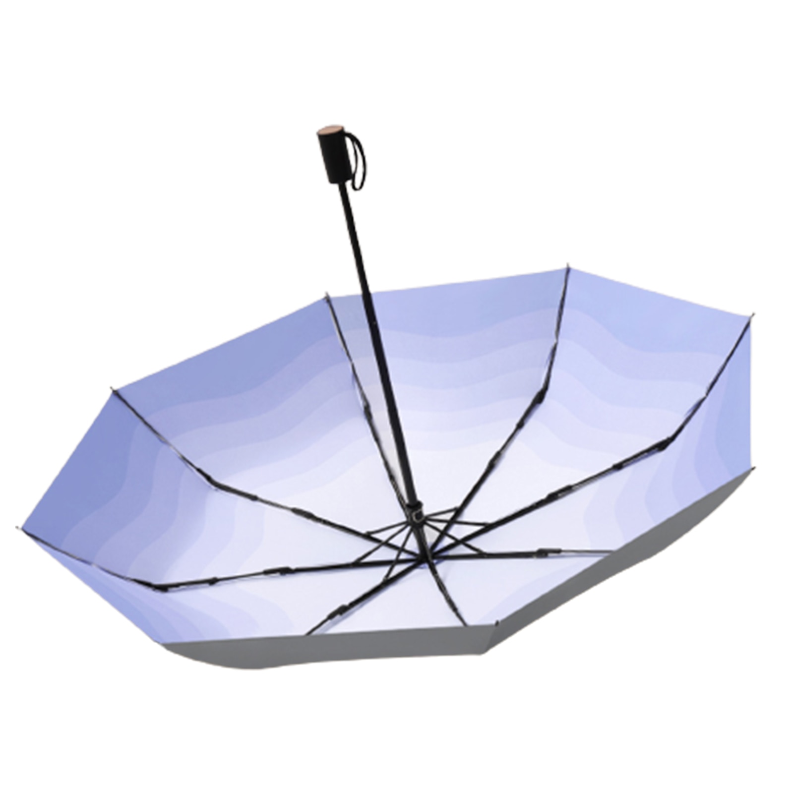 8K Umbrellas Three Fold Folding Umbrella Progressive Color Adults Childen Ttanium Silver Gel Sun Rain Sunscreen Shade Travel