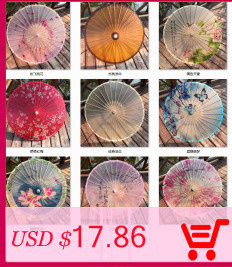 Rain-proof Tassels Dance Umbrella fan Ancient Hanfu Woman Cos Prop Umbrella Photography Oiled Paper Umbrella parasol umbrellas