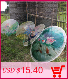 Rain-proof Tassels Dance Umbrella fan Ancient Hanfu Woman Cos Prop Umbrella Photography Oiled Paper Umbrella parasol umbrellas