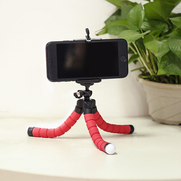 Mini Octopus Sponge Tripod Portable Camera Selfie Stand for Smartphone iPhone 13 Pro max Samsung Xiaomi Gopro 10 DJI Action 2 - Image 2