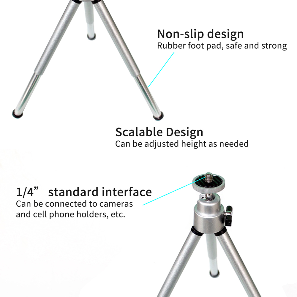 Mini Tripod for Phone tripe for Yg300 Projector Camera tripode for iPhone X 8 7 6S Xiaomi for Samsung Huawei Cell phone Monopod