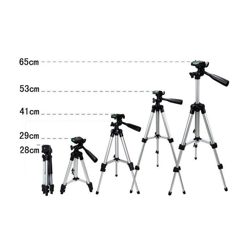 Hot Selling Camera Accessories Digital-Video-Photo 3-way Head 4-section Legs with Quick Lever Locks Cam Tripod