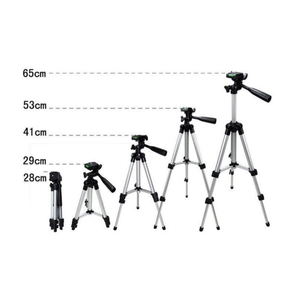 Hot Selling Camera Accessories Digital-Video-Photo 3-way Head 4-section Legs with Quick Lever Locks Cam Tripod - Image 4