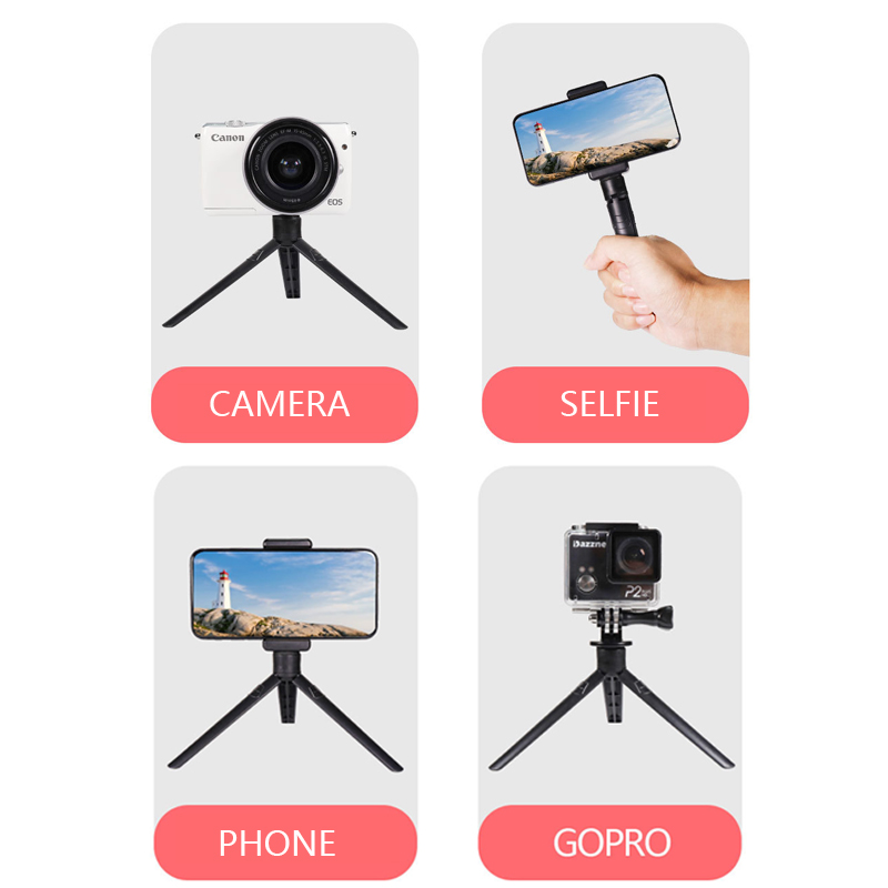 Tabletop Tripod for Phone Desktop Tripods for Mobile Phone Smartphone Table Tripode for Gopro Tripie for Cellphone Stand Holder