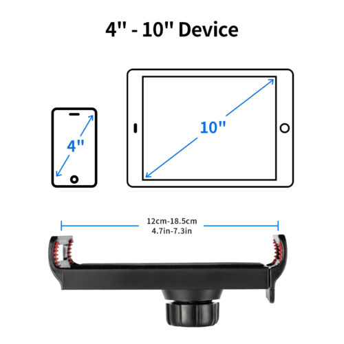 Selens Adjustable Tablet Mount Tripod Floor Stand Gooseneck Holder For 4-11" Phone iPad Camera Photo Selfie photography props