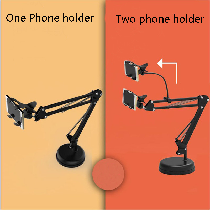 New Foldable Phone Holder Desktop Stands Brackets Lazy Mobile Phone Holder Tripods Mount for Recording Live Video Bloggers