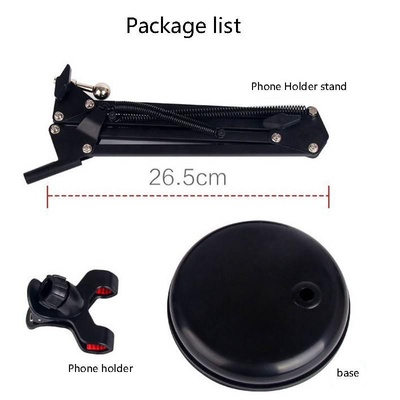 New Foldable Phone Holder Desktop Stands Brackets Lazy Mobile Phone Holder Tripods Mount for Recording Live Video Bloggers