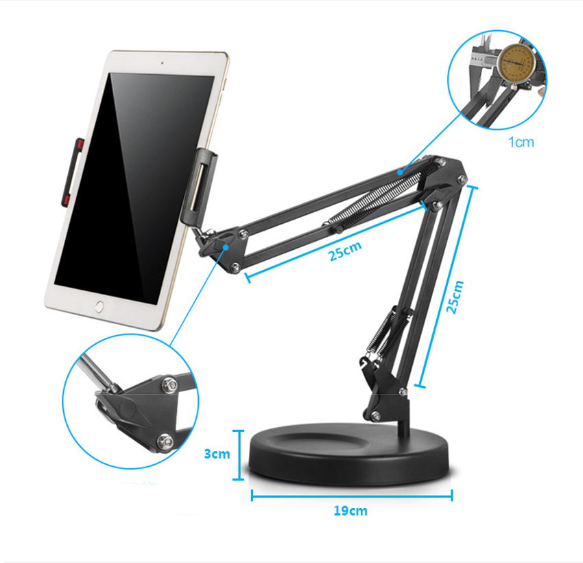 New Foldable Phone Holder Desktop Stands Brackets Lazy Mobile Phone Holder Tripods Mount for Recording Live Video Bloggers