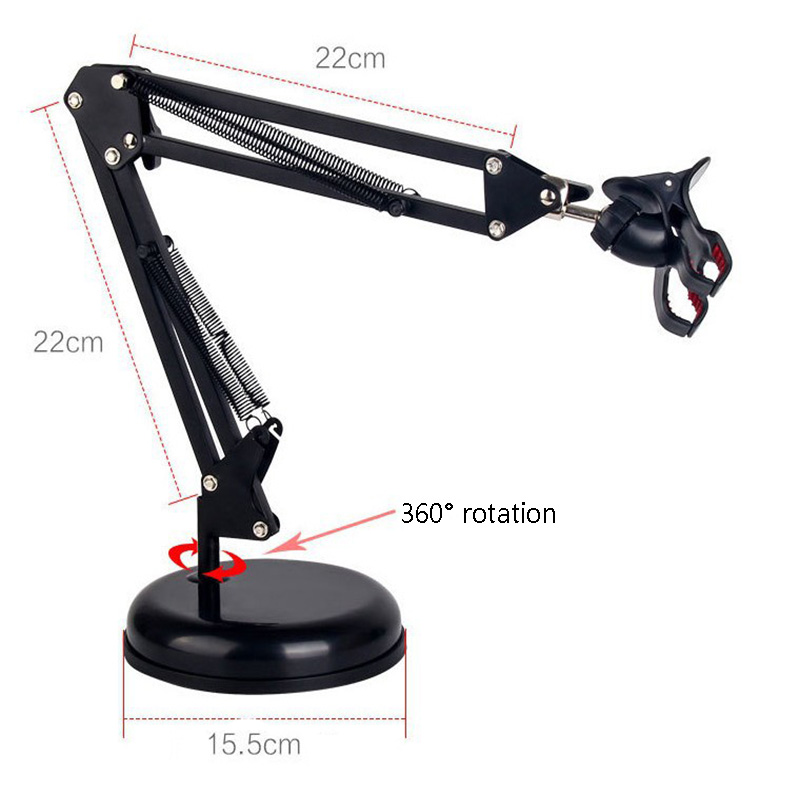 New Foldable Phone Holder Desktop Stands Brackets Lazy Mobile Phone Holder Tripods Mount for Recording Live Video Bloggers