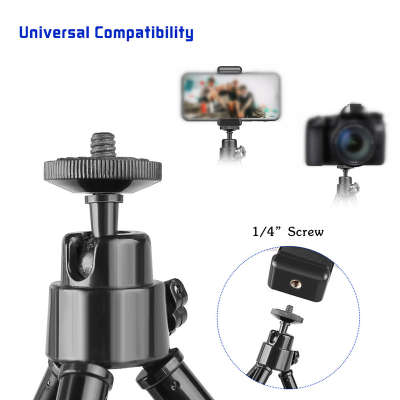 Table Tripod for Phone Smartphone Mini Tripod for IPhone Tripe for Mobile Camera Tripode Stand with Cell Phone Holder Clip tripe