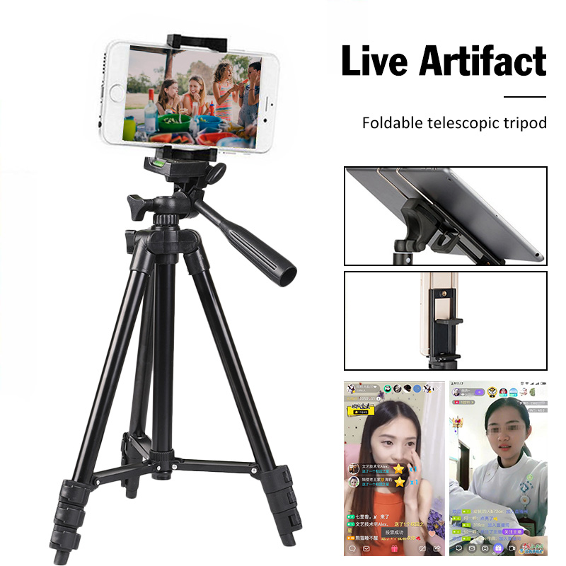 2020 New Tripod 3120 Professional Portable Travel Aluminium Camera Tripod Accessories Stand With Pan Head For Canon Dslr Camera