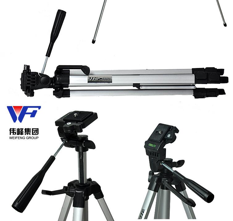 portable camera DV Tripod Stand Weifeng WT-330A+ Phone Clip Kit for Video Camcorder Binoculars