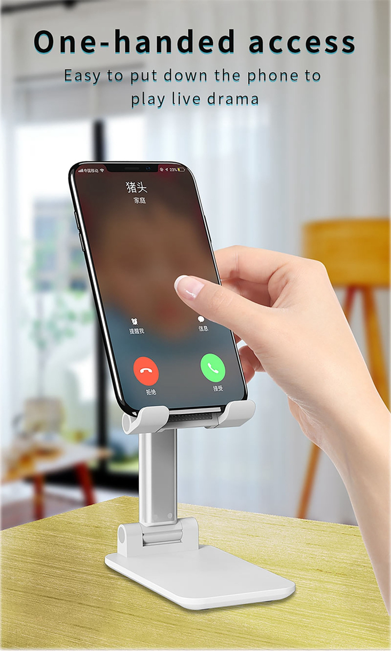 CMAOS Metal Desktop Tablet Holder Table Cell Foldable Extend Support Desk Mobile Phone Holder Stand For iPhone iPad Adjustable