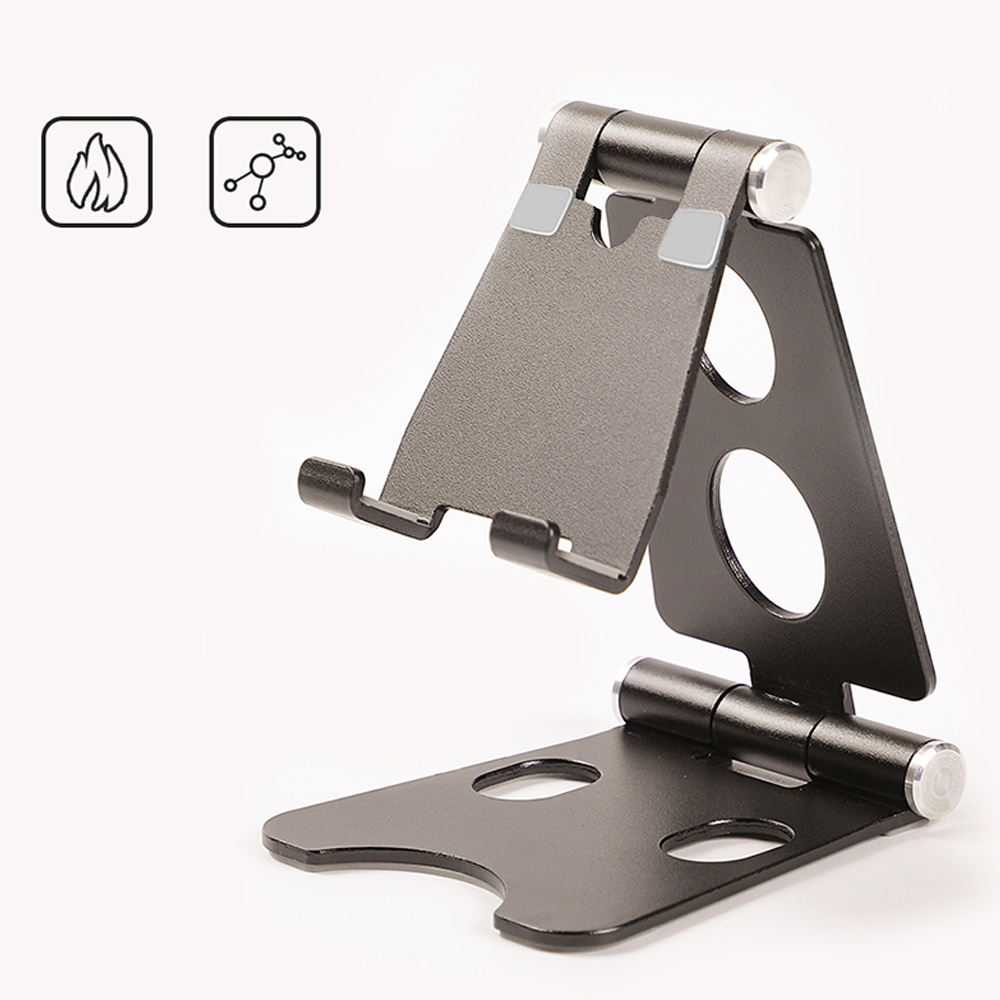 Tablet Stand Metal Desktops Tablets Holder for Samsung Xiaomi Huawei IPad IPhone Adjustable Foldable Height Mobile Phone Holders