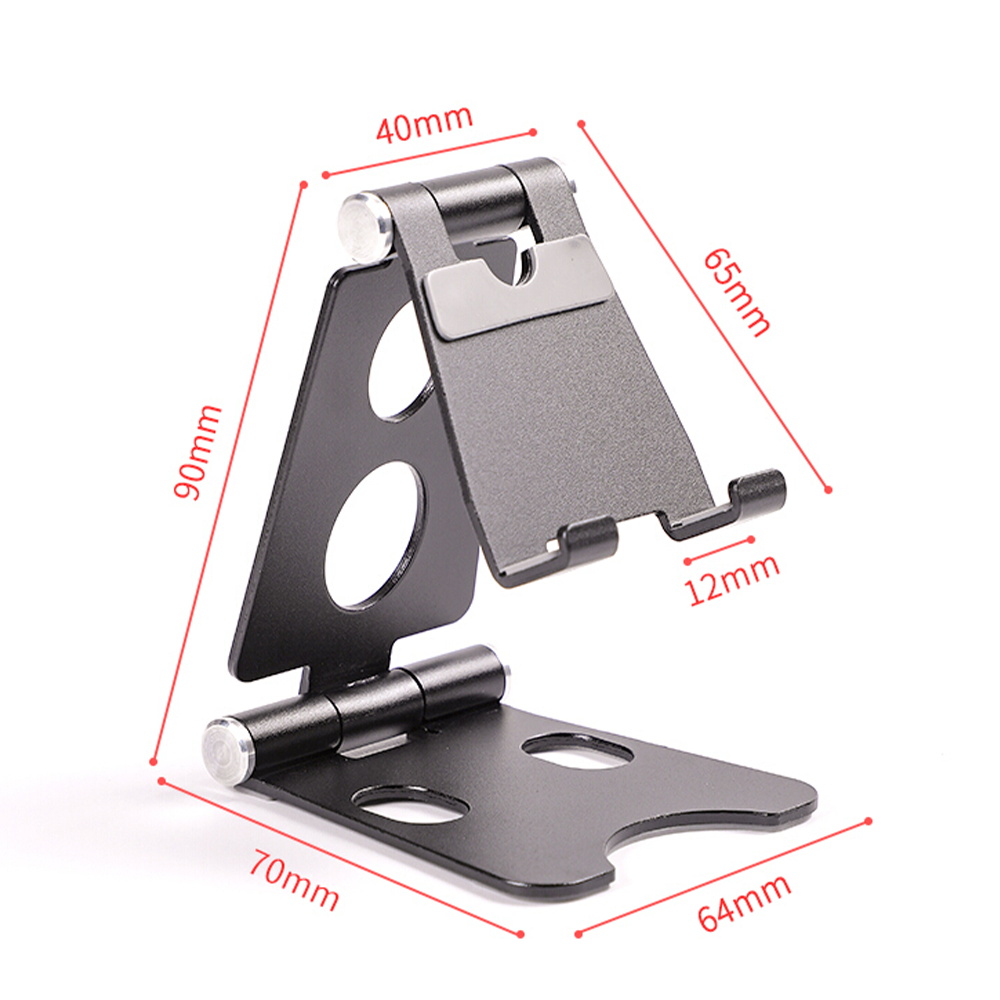 Tablet Stand Metal Desktops Tablets Holder for Samsung Xiaomi Huawei IPad IPhone Adjustable Foldable Height Mobile Phone Holders